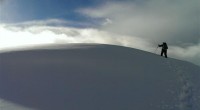 On Buachaille Etive Beag, ascending Stob Dubh (black peak) maybe it’s name should change to Stob Bàn (white peak) in winter