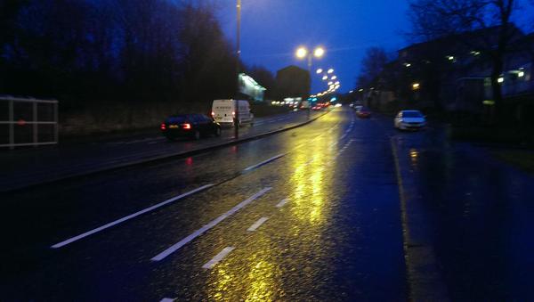 New cycle lanes in Cambuslang